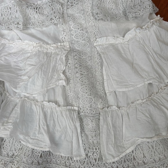 Urban Outfitter Tunic Halter Top Lace Large - Picture 2 of 7